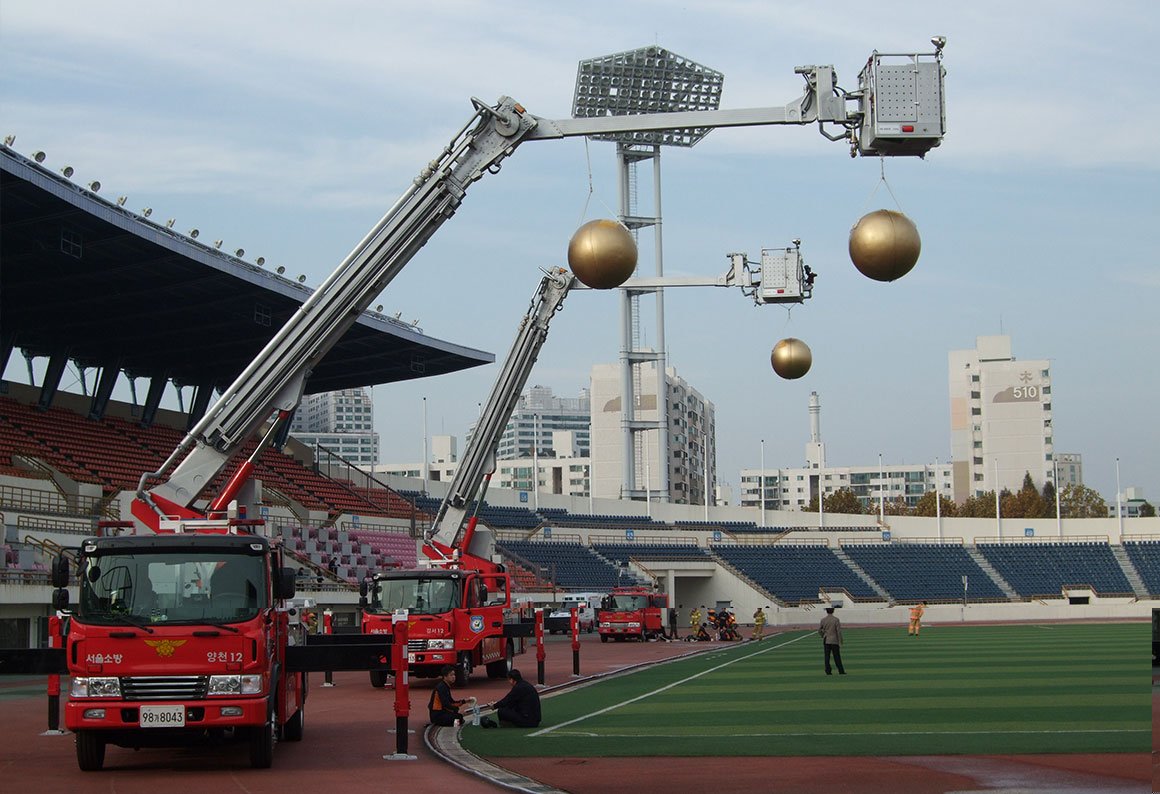 3구형 목동종합경기장 소방경연대회